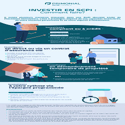 Infographic 4 ways to invest in scpi | Primonial REIM France